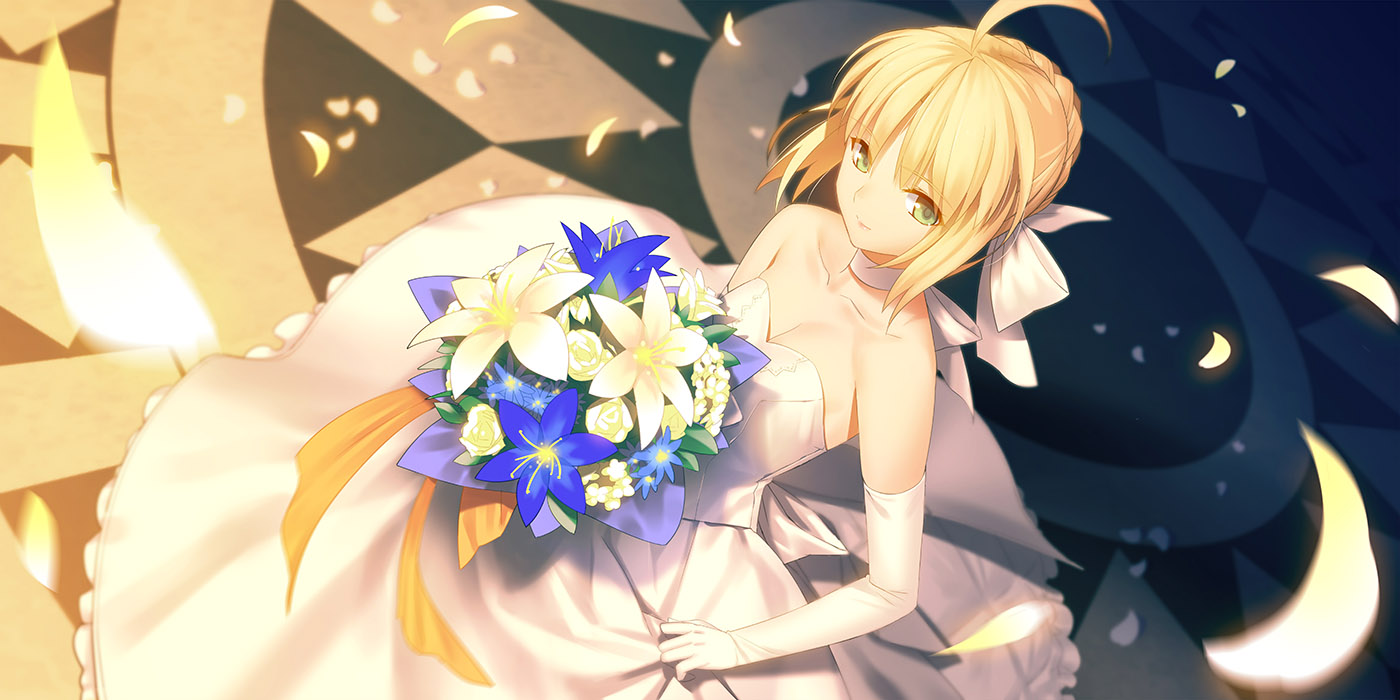 yangsion fate stay night saber dress wedding dress 285461